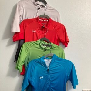 Lot of 4 Cycling Jersey's MENS SMALL